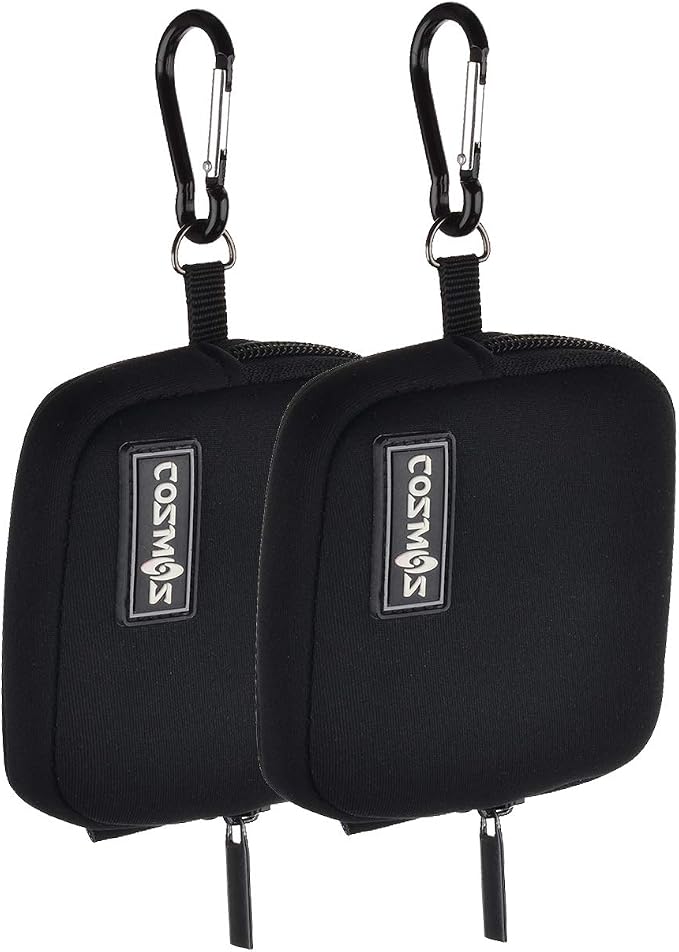 CM Pack of 2 Mini Pouch Case Bag Small Travel Storage Carrying Bag Compatible - Image 2