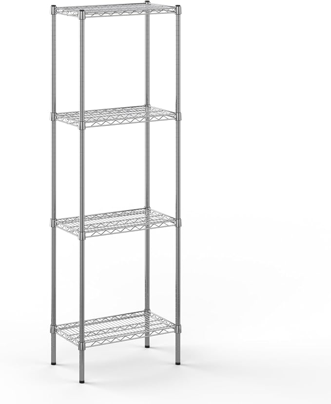 14" Deep x 24" Wide x 74" Height Wire Shelving Kit | 4-Tier | NSF Commercial by Regal+Altair