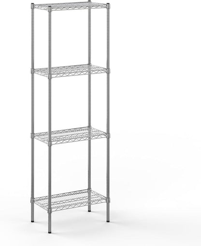 14" Deep x 24" Wide x 74" Height Wire Shelving Kit | 4-Tier | NSF Commercial by Regal+Altair