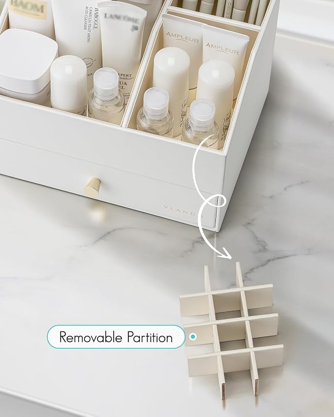 Vlando Makeup Organzier, Vanity Organizer - Image 5