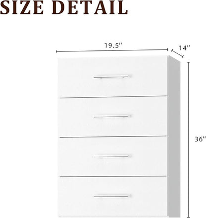 19.5" Wide 4 Drawer Tower Modular Closet System, Closet Storage Organizer - Image 2