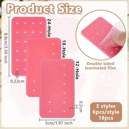 OLYCRAFT 18Pc Portable Earring Display Card - Image 2