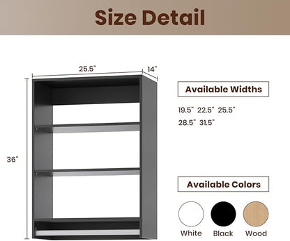 ROOMTEC 25.5" Medium Hanging Closet Unit, Modular Closet System - Image 2
