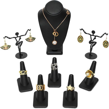 MOOCA Jewelry Display Set, Necklace Display Bust, Earring Organizer, Ring by Mooca