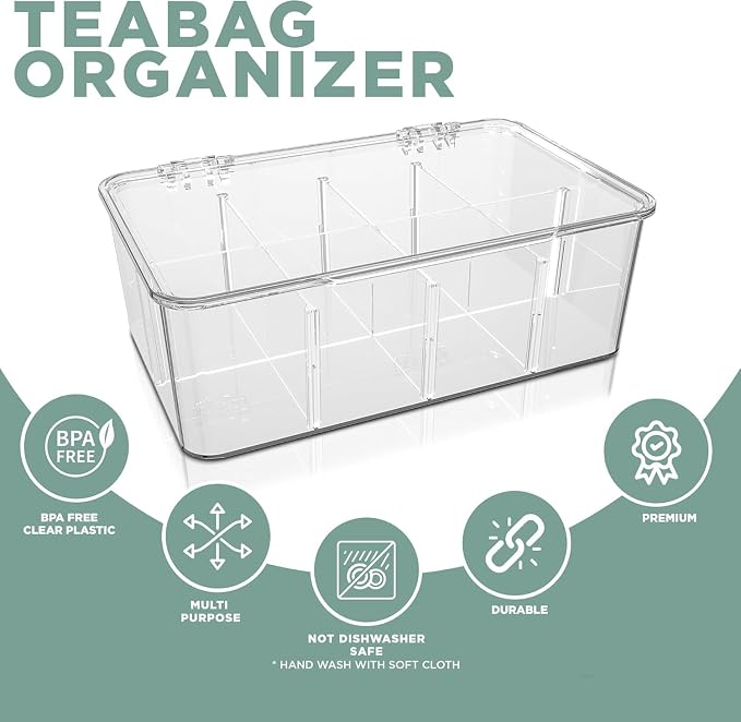 Utopia Home Tea Bag Organizer - Image 2