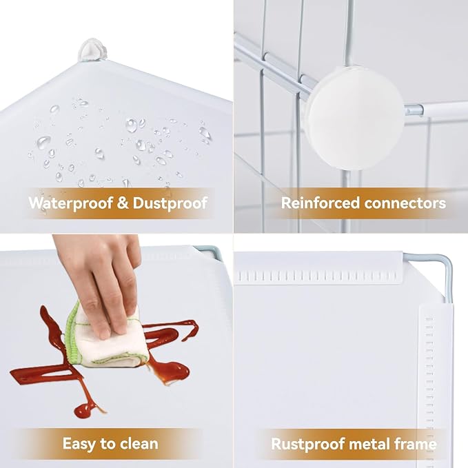TUMUCUTE Closet Organizer, Organizers and Storage, Cabinet Metal Shelf Rack - Image 5