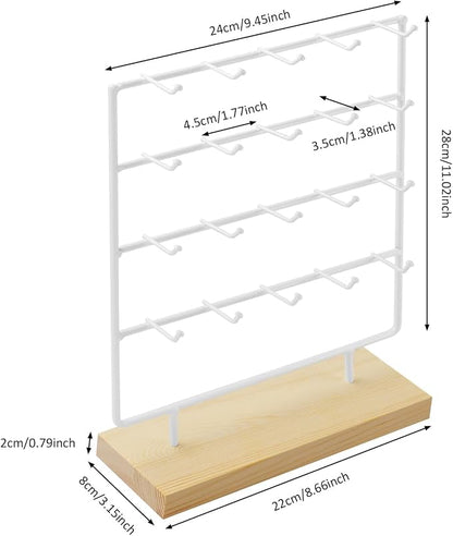 Earring Display Stand for Selling, Earring Display for Vendors, Wood Earring - Image 2