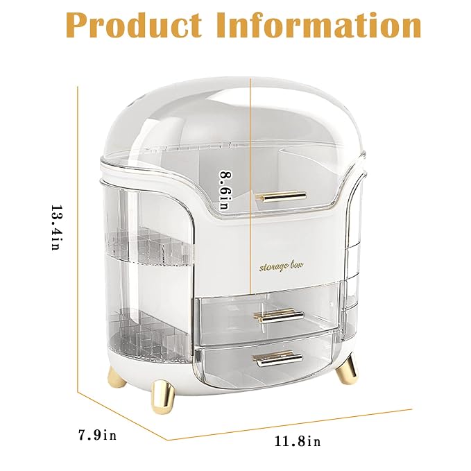 Makeup Organizer & Skincare Organizers, Cosmetic Organizer Box - Image 6