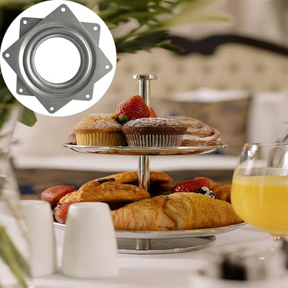 2 Pcs 4 Inch Susan Turntable Bearings Susan Turntable Lazy Susan Turntable - Image 6