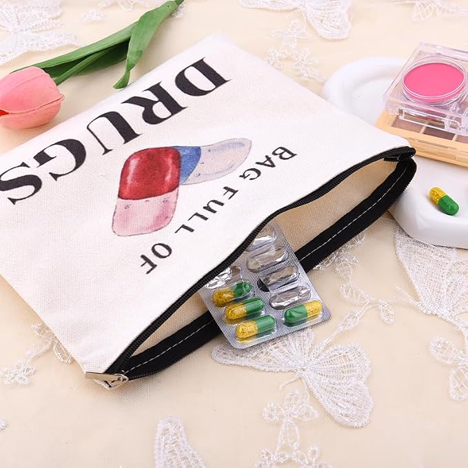 YangQian Funny Medication Bag for Women Nurse Practitioner Birthday Christmas - Image 6