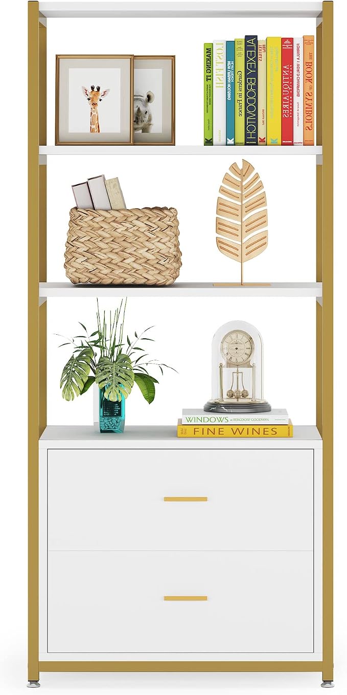 Tribesigns Bookcase, 4-Tier Bookshelf - Image 7