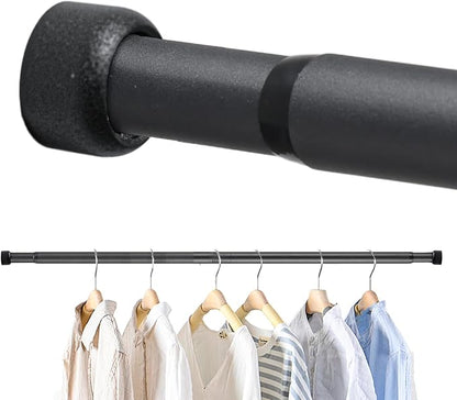 Closet Rod for Hanging Clothes, 30-92 Inch Adjustable Shower Curtain Rod Heavy by TwinkleTool