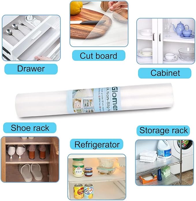 Shelf Liner, Non-Slip Cabinet Liner, Washable Oil-Proof - Image 4