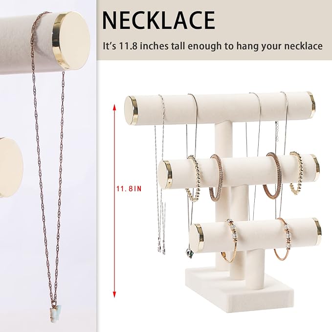 3 Tier Bracelet Holder, Bracelet Display Stand - Image 3