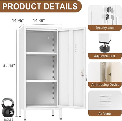 pozdeg 35.43" Metal Storage Locker - Image 3