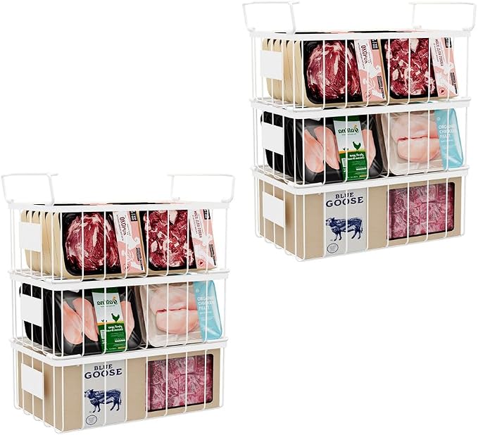 Freezer Storage Organize Baskets by Y.Z.Bros