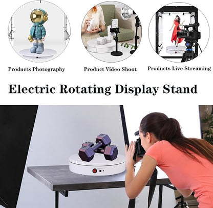 JAYEGT Motorized Rotating Display Stand，330 Lbs Load，360 Degree Electric - Image 2