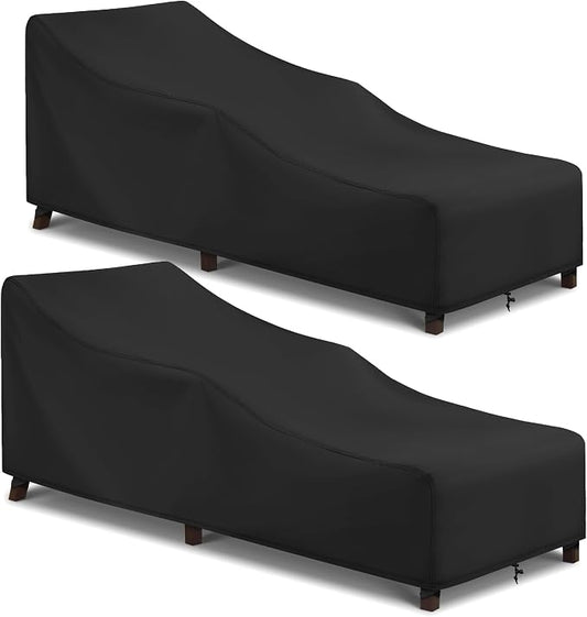 Arcedo Patio Lounge Chair Cover 2 Pack, Waterproof Outdoor Chaise Lounge Covers by ARCEDO