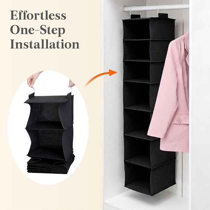 Lifewit 7 Tier Hanging Closet Organizer and Storage - Image 6