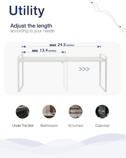 Nxconsu Expandable Cabinet Shelf Organizer Riser - Image 4