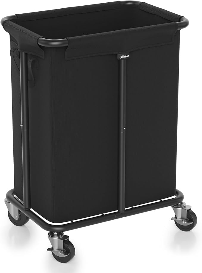 Hodonas Laundry Basket with Wheels, Rolling Laundry Hamper, 46 Gallons - Image 9