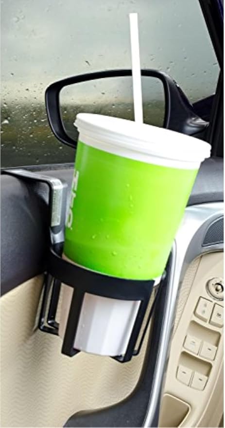 Custom Accessories 91100 Black Large Cup Holder - 44 oz.Capacity - Image 2