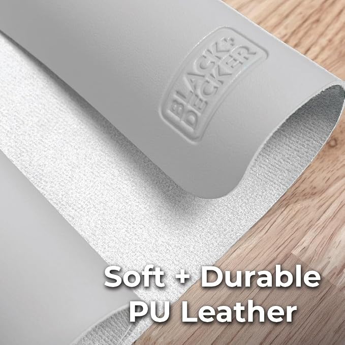 BLACK+DECKER Small Travel Desk Mat, Office Desk Pad, Computer Mat, Laptop Pad - Image 7