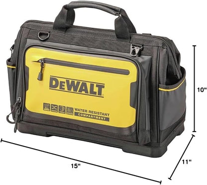 DEWALT Tool Bag, Water Resistant, Hard Bottom, Professional Tool Tote - Image 9
