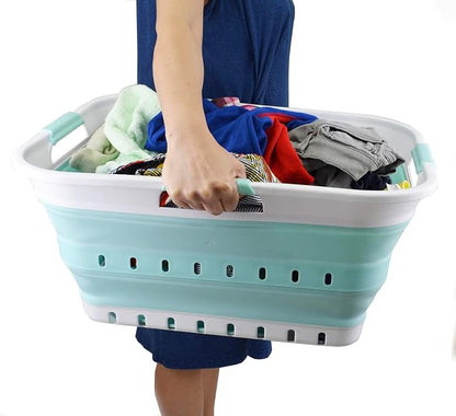 SAMMART 42L Collapsible Plastic Laundry Basket - Image 6