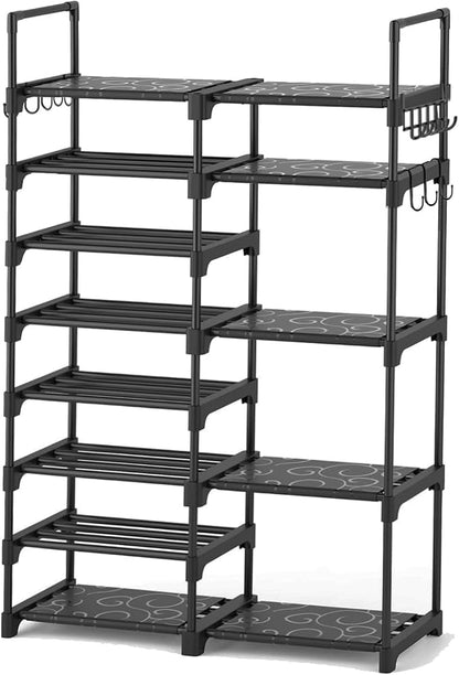 OYREL Shoe Rack Organizer 8 Tiers, Tall Shoe Racks Shelf Storage, 26-32 Pairs by OYREL
