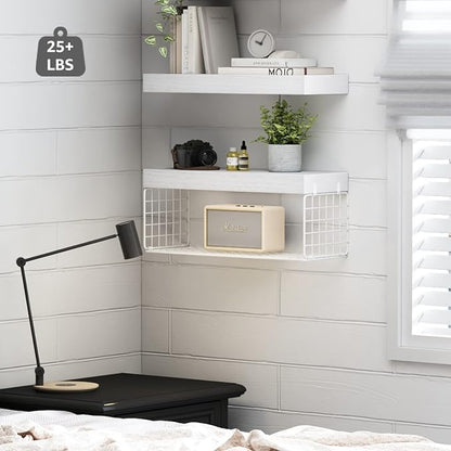QEEIG White Bathroom Shelves Over Toilet - Image 4