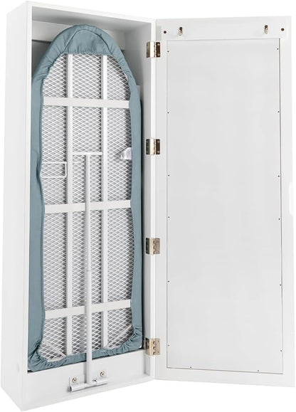 Wall Mounted Ironing Board Cabinet, Built-in Foldable Ironing Board, Wall - Image 7