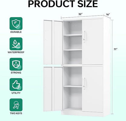 Letaya Metal Storage Cabinet - Image 3