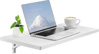 VEVOR Wall Mounted Folding Table, 31.5 x 15.7 inches Wall Mount Table, Floating by VEVOR