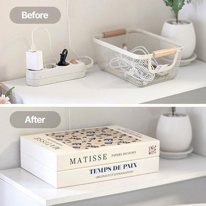 Book Shape Decorative Cable Management Box - Image 7