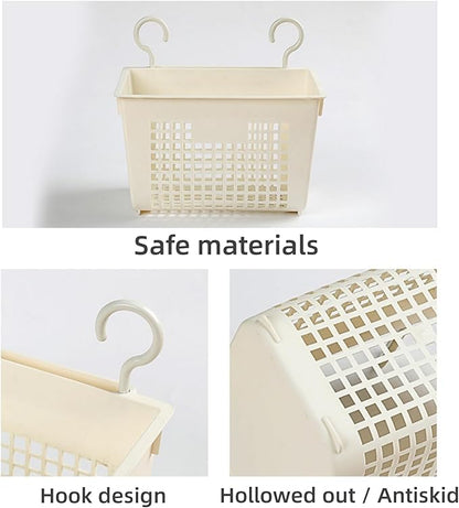 5PCS Plastic Hanging Baskets for Shower, Hanging Basket Organizer - Image 5