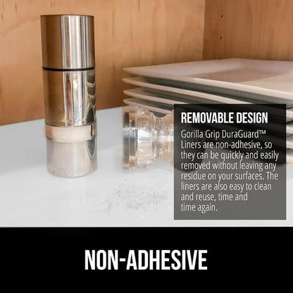 GORILLA GRIP DuraGuard Shelf Liner, 17.5x30 Non-Adhesive Cabinet Liners - Image 5
