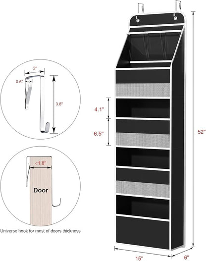 Univivi Fabric Over Door Hanging Organizer - Image 3