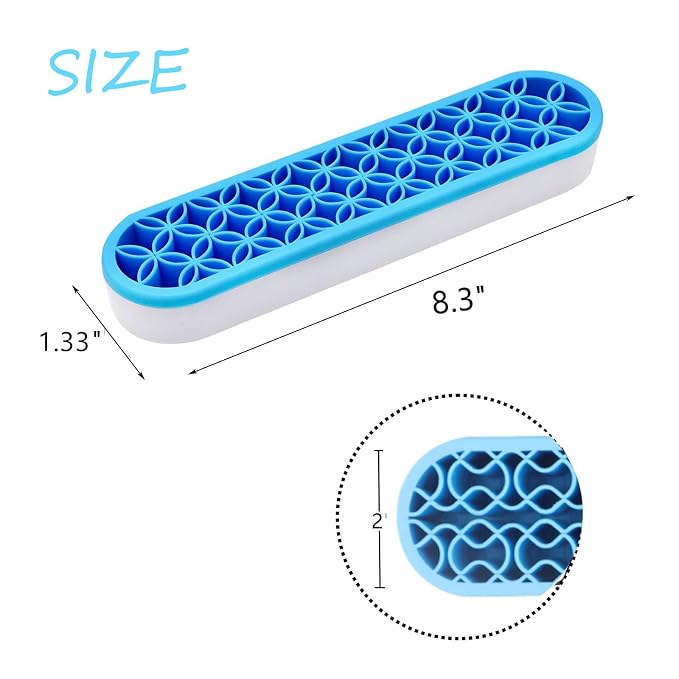 TANG SONG 1 PC Silicone Make up Brush Holder Cosmetic Storage Box Desktop - Image 2