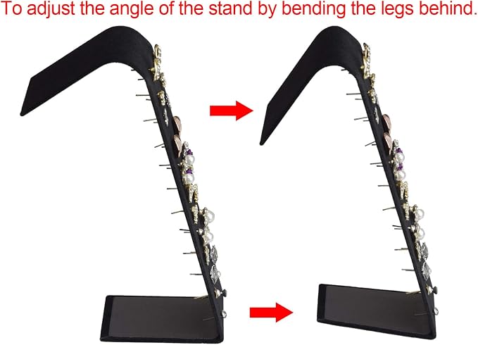 MOOCA 2-Piece Set, Premium Adjustable Earring Display Stand - Image 5
