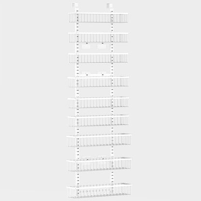 Moforoco 9-Tier White Over The Door Pantry Organizer, Pantry Organization and - Image 7