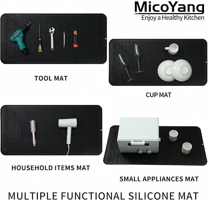Silicone Dish Drying Mat for Multiple Usage, Easy clean, Eco-friendly, - Image 4