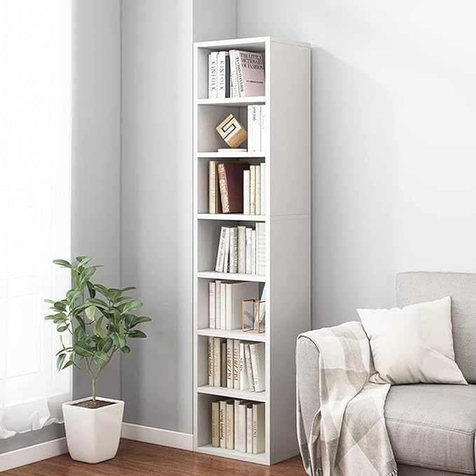 IOTXY Small Narrow Corner Bookcase by IOTXY