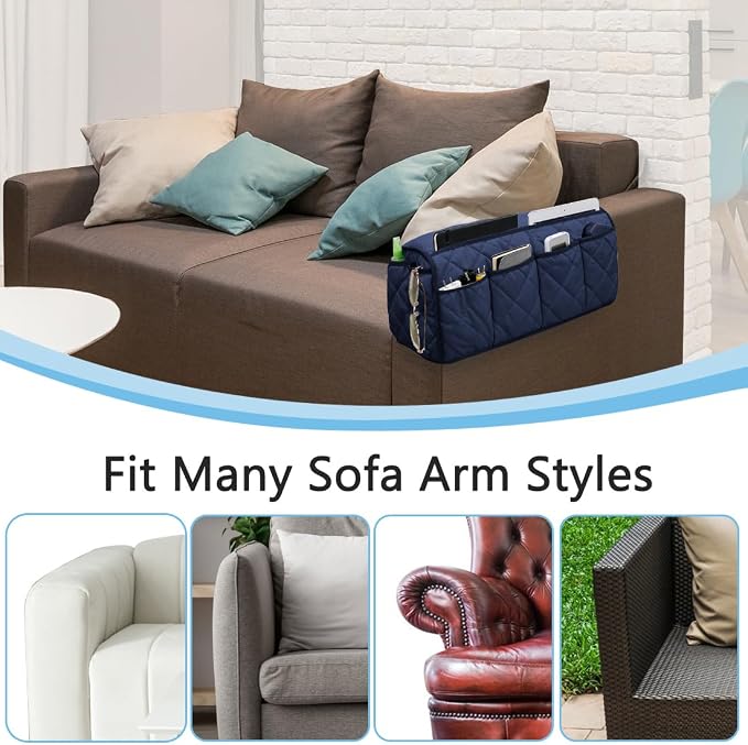 Sofa Armrest Organizer, Couch Remote Control Holder - Image 7
