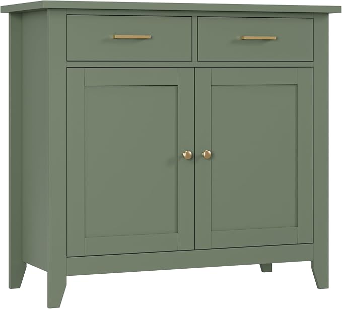 HORSTORS Farmhouse Kitchen Storage Cabinet, Small Buffet, Coffee Bar, 35.8"W by HORSTORS