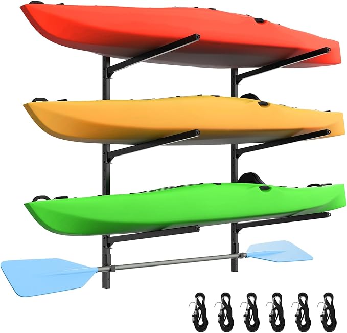 Kayak Storage Rack, Kayak Wall Mount Rack, Kayak Rack by ZSLTLDU