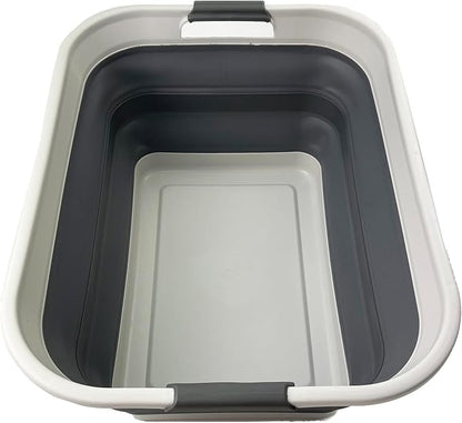 SAMMART 42L Collapsible Plastic Laundry Basket by SAMMART