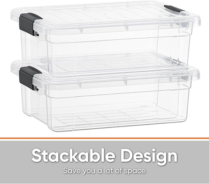 Superio Clear Storage Boxes - Image 3