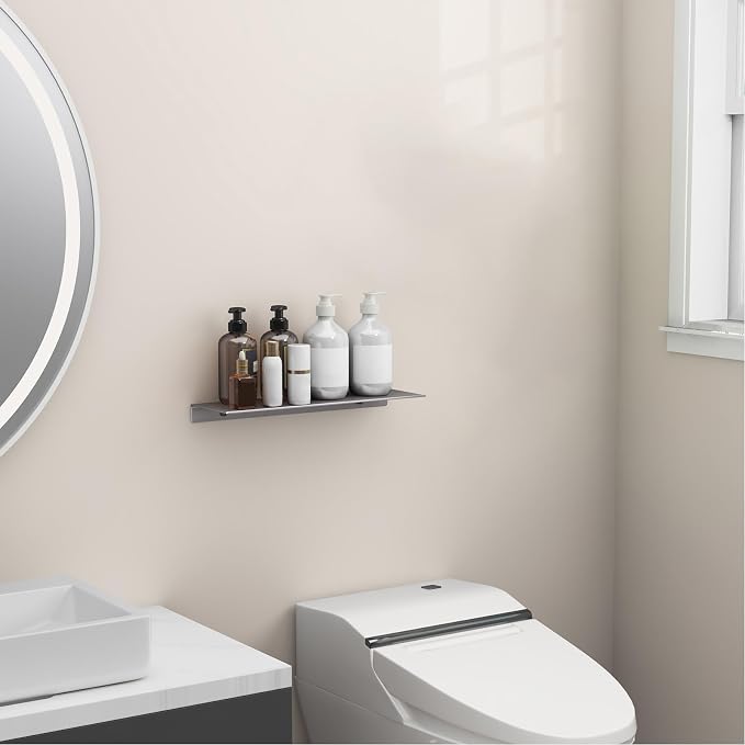 Danpoo 16 inch Gray Floating Shelf - Image 5