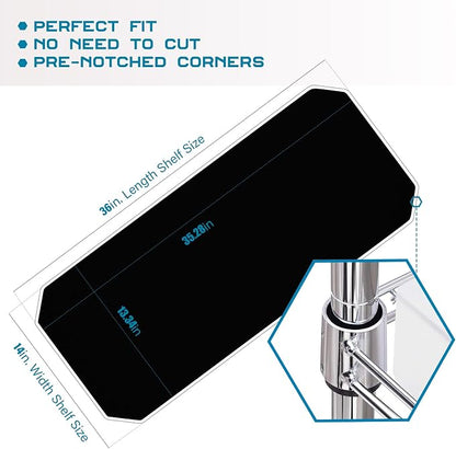 BRIAN & DANY Wire Shelf Liner 14" X 36", Heavy Duty Shelf Liners - Image 2